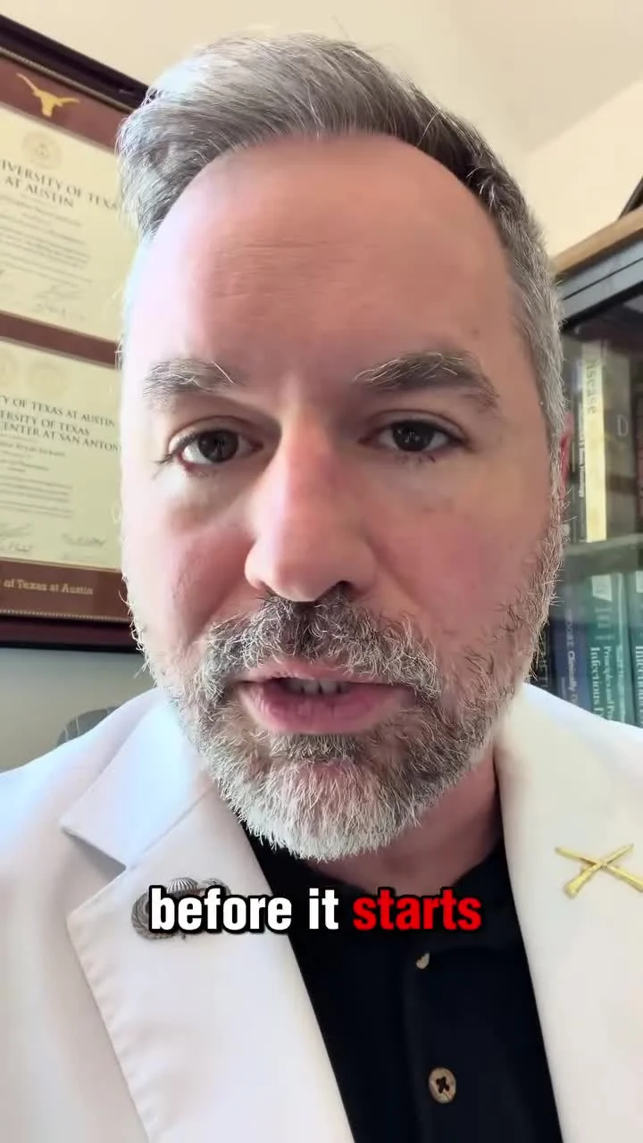 Dr. Chris Jackson in the original mucus-season video